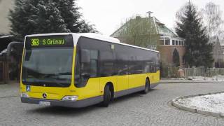 Neue BVG BusLinie 363 in Berlin [upl. by Molahs]