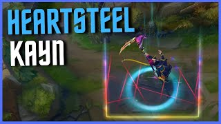 NEW HEARTSTEEL KAYN SKIN TESTING OUT FIRST FULL PLAYTHROUGH  PBE  SKIN GIVEAWAY [upl. by Narot241]