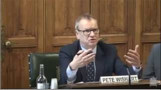 Pete Wishart MP grills RBS bosses on branch closures [upl. by Nicolas]