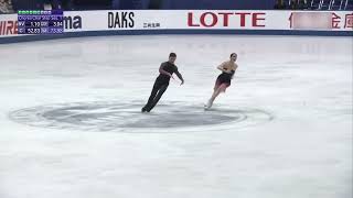 Guignard amp Fabbri  One Foot Turns Sequence  NHK 2023 FD [upl. by Novanod]