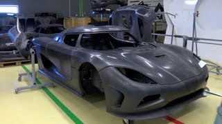 Carbon Fiber Construction  INSIDE KOENIGSEGG [upl. by Ojeillib]