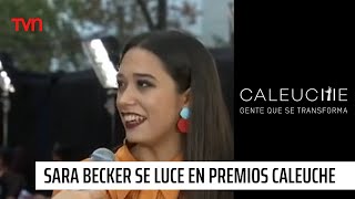 Sara Becker se luce en los Premios Caleuche y aborda su nominación a los Premios Goya [upl. by Lodi]