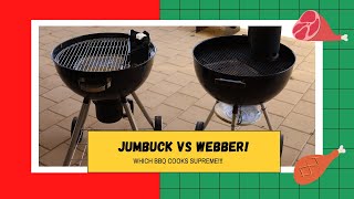 Jumbuck Kettle BBQ VS Webber Kettle BBQ Pork Ribs Comparison [upl. by Eenahpets]