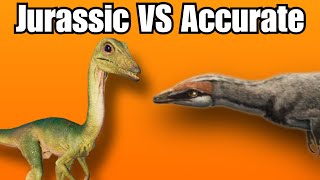 Compsognathus Jurassic VS Accurate [upl. by Ardiedal]