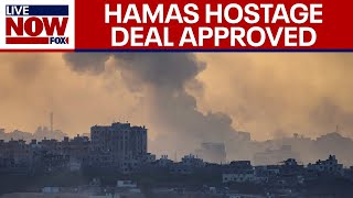 Israel Hamas agree to hostage release and ceasefire deal  LiveNOW from FOX [upl. by Erastus772]