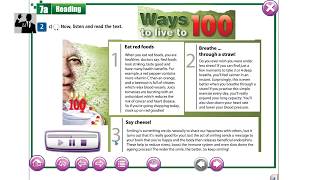 On Screen B1 Ways to live to 100 Chapter 7A [upl. by Colin550]