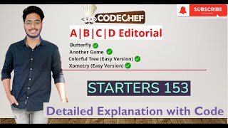 Codechef  Starters 153  Xometry Easy Version  Colorful Tree Easy Version  B  A  Editorial [upl. by Carmina]