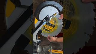 MITER SAW BLADE CHANGE How to Change a Blade on a DeWalt Miter Saw DWS715 [upl. by Eniagrom]