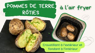 Pommes de terre rôties à l’air fryer croustillantes et fondantes en même temps [upl. by Ecikram]