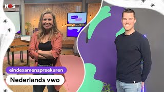 Examenspreekuur Nederlands vwo met docenten Arnoud en Bregje [upl. by Kerrin]