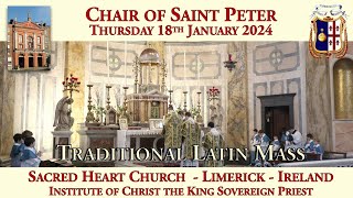 Thursday 18th January 2024 Chair of Saint Peter [upl. by Siurad499]