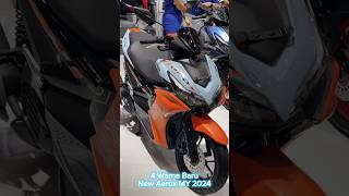 4 WARNA BARU NEW YAMAHA AEROX MY 2024 [upl. by Deragon]