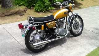 1971 Yamaha XS650 Idle Demo [upl. by Phonsa]