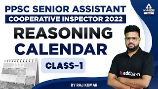 PPSC Senior Assistant Cooperative Inspector 2022  PPSC Reasoning Class  Calendar 1 [upl. by Latoyia]