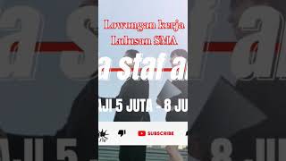 LOWONGAN KERJA HARI INI shorts lowongankerja lowongankerja2024 [upl. by Alison221]