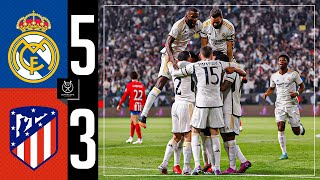 Real Madrid 53 Atlético de Madrid  HIGHLIGHTS  Spanish Super Cup [upl. by Esorlatsyrc653]