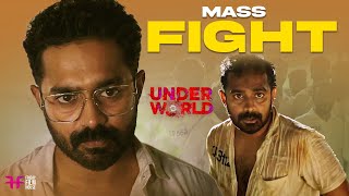 Asif Ali Mass Fight Scene  Under World Movie Scene  Asif Ali Movie  Malayalam Mass Scenes [upl. by Chevy721]