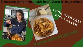 Pappardelle Bolognese keema pasta [upl. by Karee]