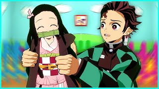 Tanjiro Babysits Nezuko Demon Slayer VR [upl. by Enylodnewg]