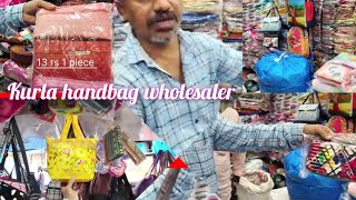 Hand bag wholesaler Mumbai in kurla  All types bags pears sling bag carry bags wholesaler in mumbai [upl. by Keegan]