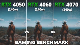 Laptop RTX 4050 vs 4060 vs 4070 Gaming Benchmark Test  1440P  Which one is better [upl. by Freedman]