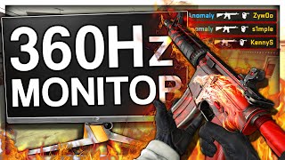 CSGO ON THE WORLDS FASTEST MONITOR 360Hz [upl. by Lurie]