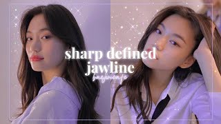 make your jawline way more sharp amp defined ✧ [upl. by Aikimat]