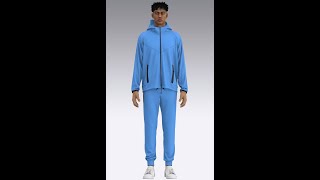 Nike Sportswear Tech Fleece  marvelous designer clo3d [upl. by Danit349]