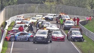 NÜRBURGRING CRASH amp FAIL Compilation  Mistakes Oil Spill Racing Nordschleife Nurburgring [upl. by Darlleen984]