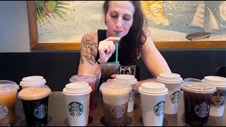 I Tried Every Healthy Starbucks Drink [upl. by Swayne870]