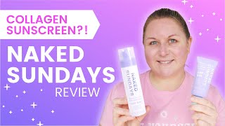 Naked Sundays Collagen Glow SPF50 Sunscreen Primer Review 🌞 Is the Hype Real nakedsundays [upl. by Arathorn374]