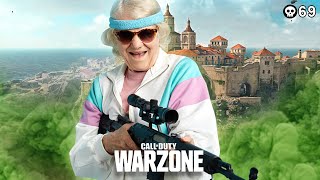 GRANDMA PLAYS WARZONE at 3AM [upl. by Tewell]