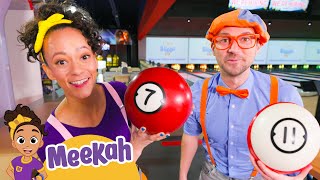 Blippi and Meekah Go Bowling  BlippiampMeekah Full Episodes  Educational Videos for Kids [upl. by Meridel]