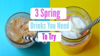 DIY Yummy Spring Drinks [upl. by Lorrad]