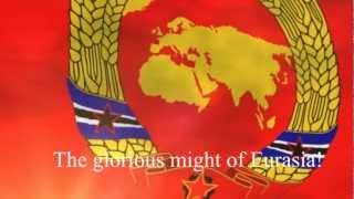 Anthem of the Union of Socialist Eurasia  quotMarch of the USEquot  quotEurasia Foreverquot [upl. by Dnumyar]