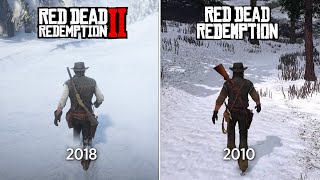 RDR 2 vs RDR 1  Details Comparison Part 2 [upl. by Demetria564]