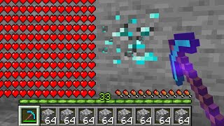 Minecraft But Your Health Multiplies Every Time You Mine [upl. by Solegnave]