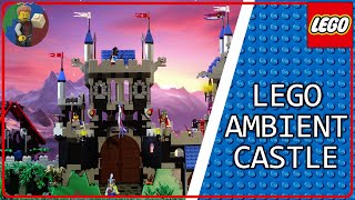 Ambient Medieval Music With Lego Royal Knights Castle 6090 Stop Motion Background for Study Relax [upl. by Ahseela443]