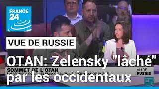 quotVu de Russiequot  Zelensky quotlâchéquot par les Occidentaux • FRANCE 24 [upl. by Byrdie725]