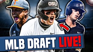 2024 MLB Draft LIVE COVERAGE  Breakdown amp Reaction [upl. by Jaylene]