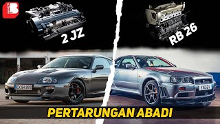 Pertarungan Abadi  GODZILA VS MOTHRA  2JZ VS RB26 [upl. by Htennaj]