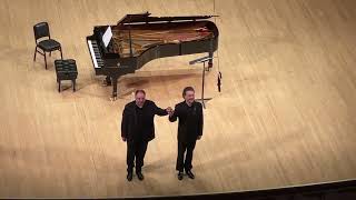 Curtain Call in Recital of Matthias Goerne amp Evgeny Kissin 42524 [upl. by Casandra952]