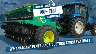 Semănătoare No Till Mini Till pentru agricultura conservativa [upl. by Haines]