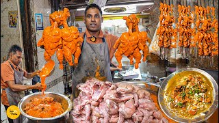 Bara Hindu Rao Famous Anmol Chicken Ka Butter Roasted Tandoori Chicken Rs 150 l Delhi Food Tour [upl. by Jody]