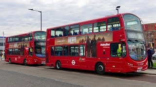 London Buses  Route 245  Golders Green to Alperton Sainsburys [upl. by Atikin]