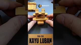 Tutorial Membuat dan Merakit Puzzle Lu Ban tekateki puzzle luban [upl. by Igor293]