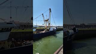 Vlissingen Netherlands Boatlock TravelwithHugoF boatlock sluicebox sluice netherlands [upl. by Dloreg]