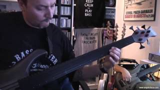 Pasqualino Marajà  Mina In Studio  Bass Cover Ita [upl. by Oek911]