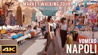 Napoli Vomero Market amp shopping Experience  Naples Italy 4k UHD [upl. by Ambler614]