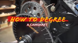 How to Degree a Camshaft Lobe Center Method [upl. by Aneroc717]